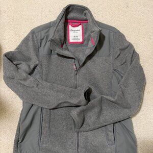 Vintage Y2K Aeropostale grey fleece zip up jacket in XL